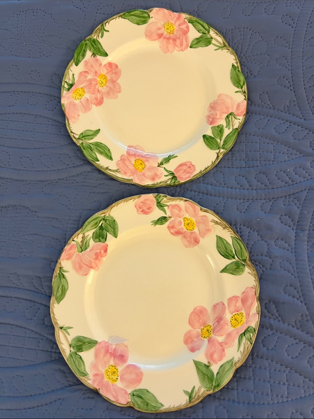 Franciscan Desert Rose Luncheon Plates - Set of 2
